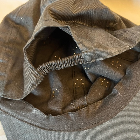 Woman’s hat cap, one size 22 inches. Colored stones on front. 100% cotton - Picture 2 of 2